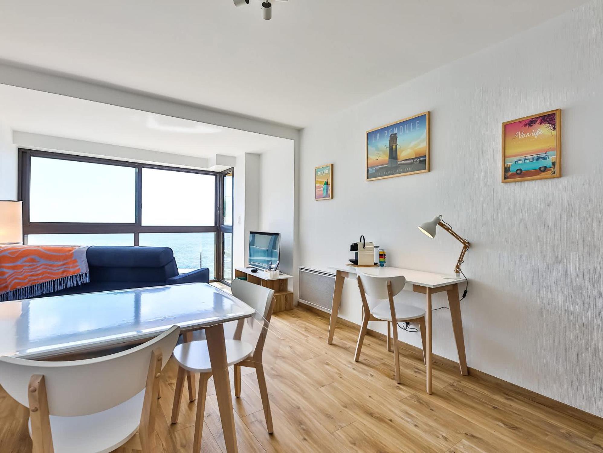 Appartement Au Pied De La Plage, Vue Imprenable Sur La Mer Les Sables-d'Olonne Luaran gambar
